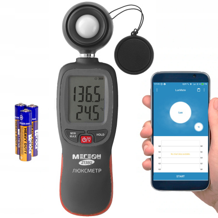 Люксметр МЕГЕОН 21380 с Bluetooth купить по низкой цене | МАКСПРОФИТ