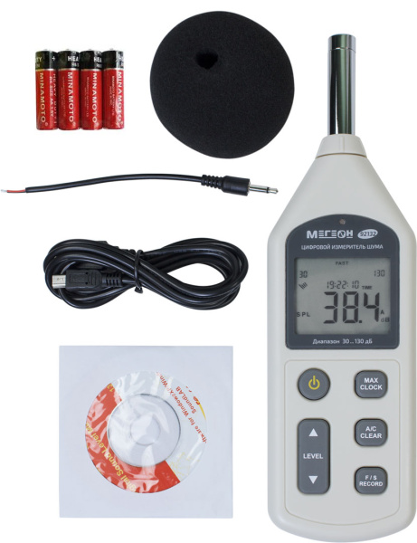 Измерители шума с USB интерфейсом МЕГЕОН 92132 купить по низкой цене | МАКСПРОФИТ
